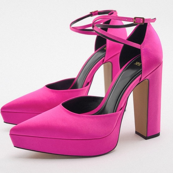 Zara heeled platform shoes - Picture 7 of 8